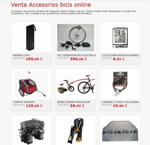 Accesorios Bicicletas Económicos - 50% Descuento