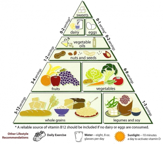 Dieta mediterránea y la pirámide alimenticia