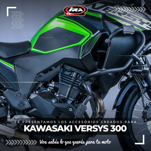 Kawasaki Versys 300 - Defensas Bajas y Cubre Cárter