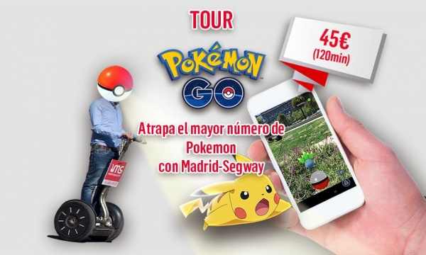 Jugar a Pokémon GO en segway ya es posible con Madrid-Segway