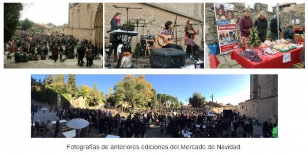 El Mercat de Nadal de Pedralbes vuelve a la plaza del Monasterio