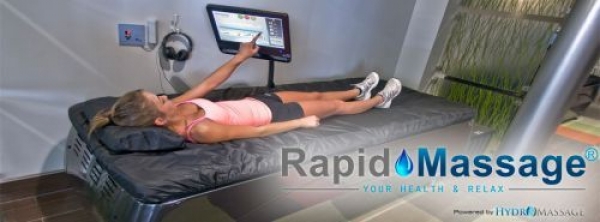 Nueva actividad deportiva de gran éxito en la sala de fitness, masaje automático 24h