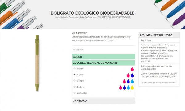 GiftCampaign, referente en regalos promocionales lanza una innovadora web de bolígrafos publicitarios