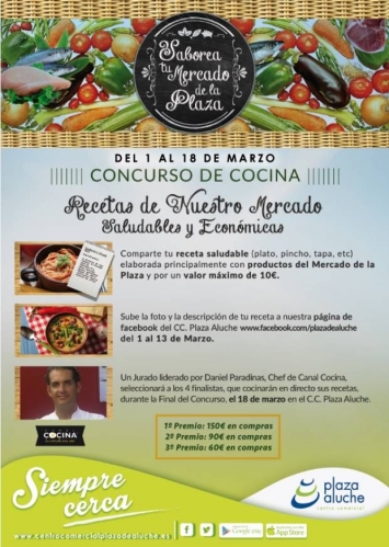 Concurso de cocina y Showcooking en C.C. Plaza de Aluche