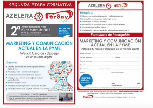 Fersay ofrece una nueva jornada de formación gratuita para pymes, autónomos y emprendedores