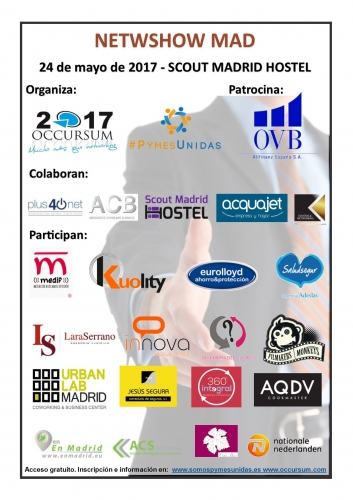 Jornada de oportunidades de negocio, emprendimiento y empleo en Madrid, Netwshow Mad 24 de mayo