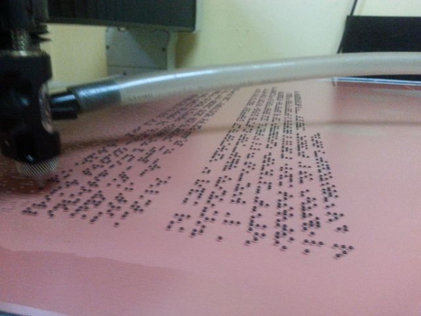 La rotulación en Braille, regulada por ley 