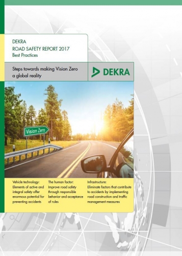 DEKRA Road Safety Report 2017: las mejores prácticas para lograr el objetivo "Visión Zero"