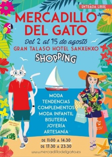 El esperado Mercadillo del Gato llega por primera vez a Sanxenxo