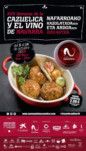 Presentación de la XVII edición de la Semana de la Cazuelica y el Vino de Navarra
