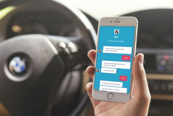 Idoneo.com lanza Idoia, el primer chatbot especializado en la compra de coches de renting online