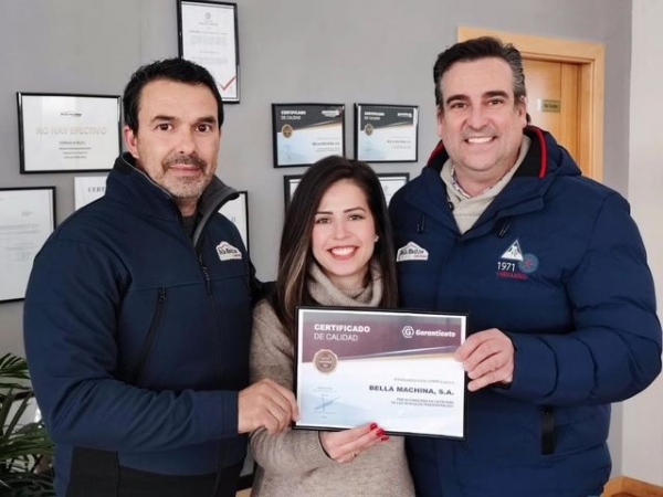 Bella Machina recibe el prestigioso premio Quality Awards por quinto año consecutivo 