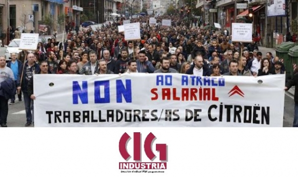A produción de automóbiles recupera o nivel anterior á crise. ¿e os Salarios?