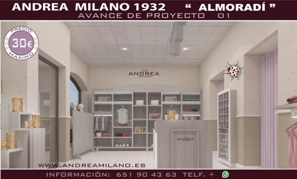 Andrea Milano 1932 sorprenderá con nueva tienda a los vecinos de Almoradí