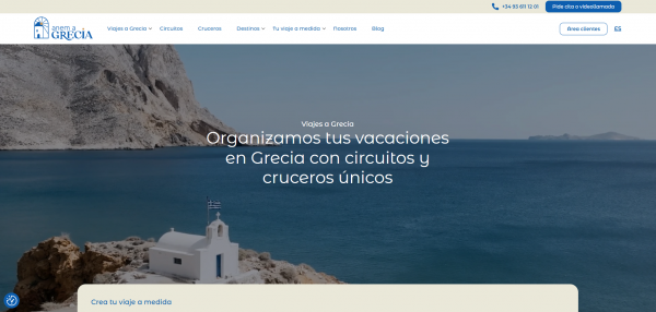 Anem a Grècia renueva su imagen y lanza su nueva web
