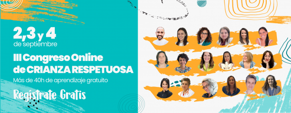 La III edición del Congreso Internacional de Crianza Respetuosa se celebrará del 2 al 4 de septiembre