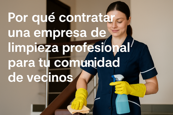 Por qué contratar una empresa de limpieza profesional para tu comunidad de vecinos