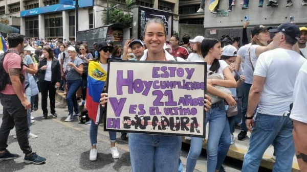 Venezuela/ Reportaje grafico de las protestas en Caracas