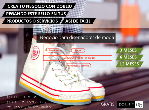 Dobliu.es | Crea tu negocio con Dobliu pegando este sello en tus productos y servicios