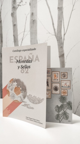PUBLICADO EL PRIMER CATÁLOGO ESPECIALIZADO DE MONEDAS Y SELLOS CONMEMORATIVOS DEL MUNDIAL DE ESPAÑA 1982.