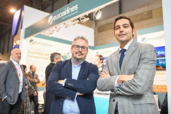 Guillermo López Lázaro de Euroairlines anuncia acuerdo de distribución con Tarco Aviation y Surinam Airways