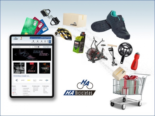 HA BICICLETAS implanta con éxito el ECOMMERCE de AS Software Group