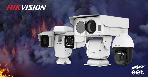 Las cámaras térmicas Hikvision con IA integrada para detección temprana de incendios forestales, ya disponibles en EET