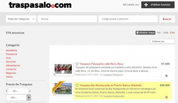 El portal Traspasalo.com cumple 10 años
