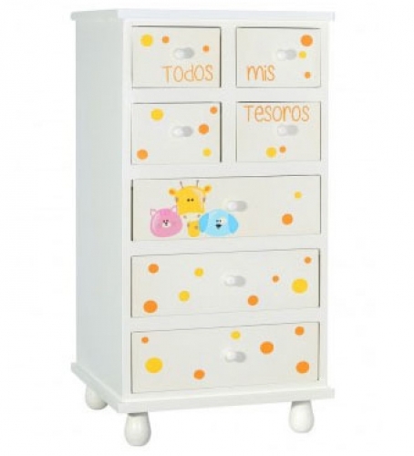 Ahora que tiene más libros le vendrá bien esta cajonera infantil a tu niña