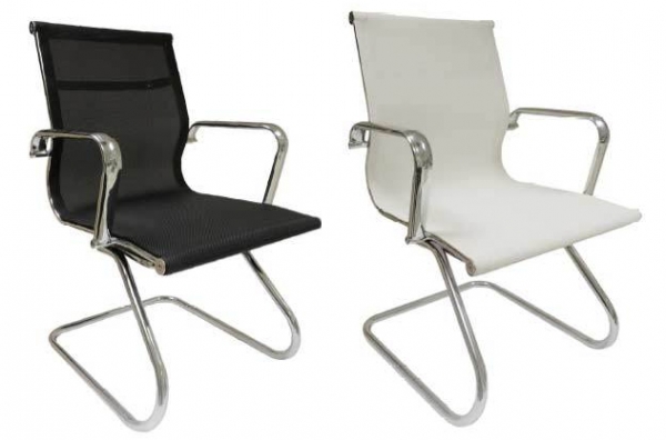 La silla confidencial Berlín está tapizada con malla resistente para ser más confortable