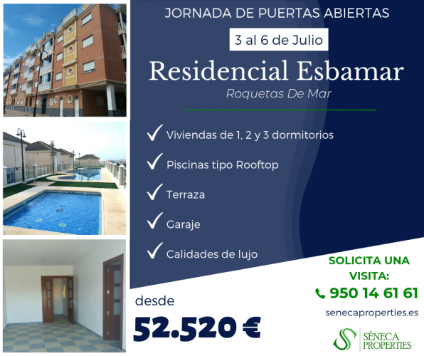 Jornadas de Puertas Abiertas en el Residencial Esbamar de Roquetas de Mar