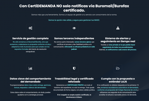 Nace CertiDEMANDA, la 1ª plataforma para acreditar y certificar MASC previos a la demanda judicial