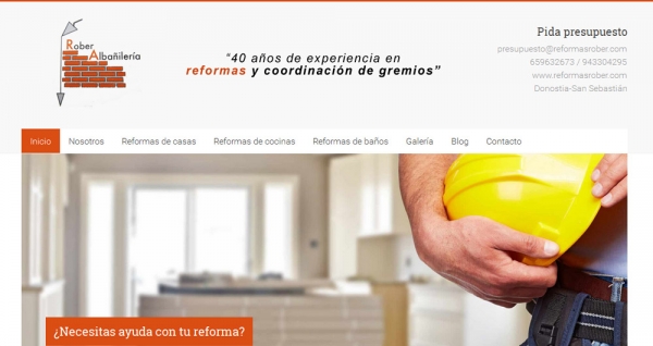 Reformas Rober, de Donostia-San Sebastián, presenta su blog de reformas.