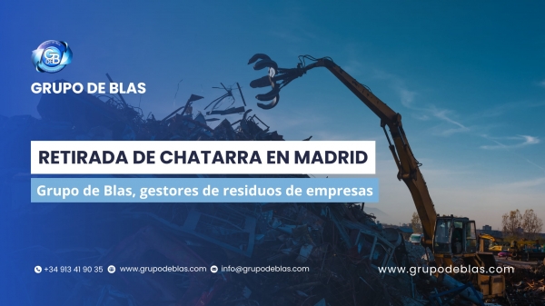Retirada de chatarra y metales a empresas en Madrid