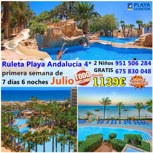 Ruleta Playa Andalucia **** Hoteles Playa Senator 