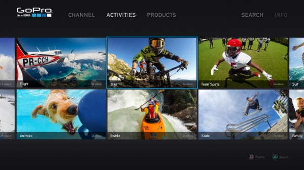 Sony PlayStation Partners con el canal GoPro se repotencian en video deportes