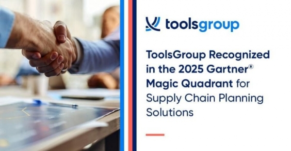 ToolsGroup incluida en Gartner Magic Quadrant 2025  de soluciones de planificación de cadena de suministro 