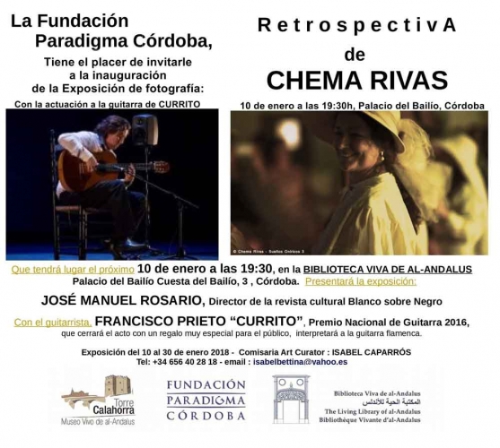 INAUGURACIÓN EXPOSICIÓN RETROSPECTIVA DE CHEMA RIVAS Comisaria Isabel Caparrós